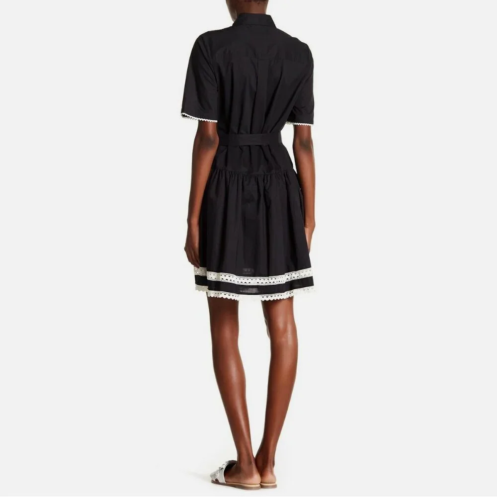 Kate Spade New York Broome Street Lace Inset Shirtdress